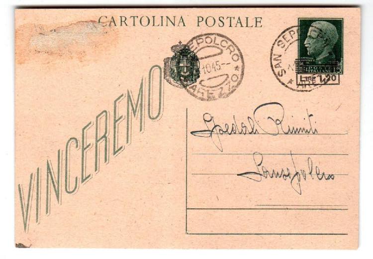 LUOGOTENENZA - C 115, 1,20 l./15 c. ... 