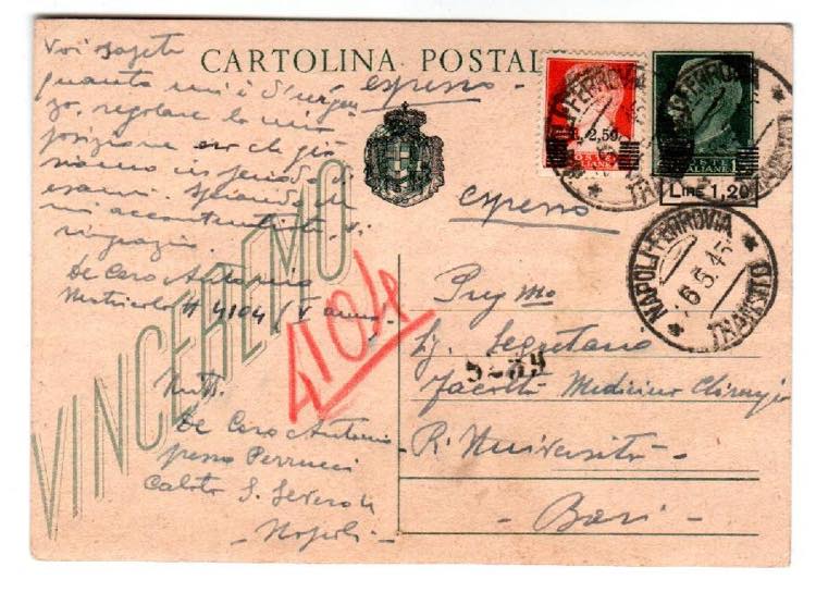 LUOGOTENENZA - C 115, 1,20 l./15 c. ... 