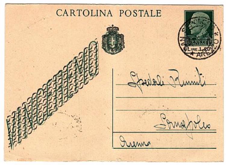 LUOGOTENENZA - C 116A, 1,20 l./15 c. ... 