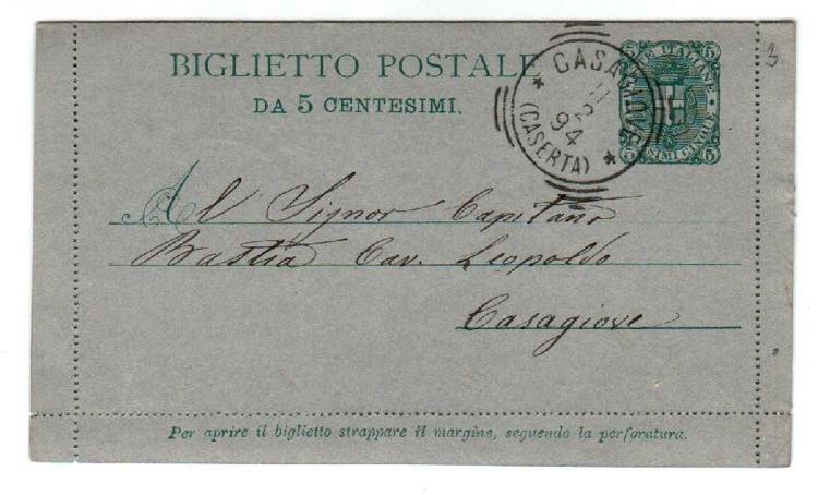 REGNO DITALIA - B 3, 5 c. Stemma - da ... 
