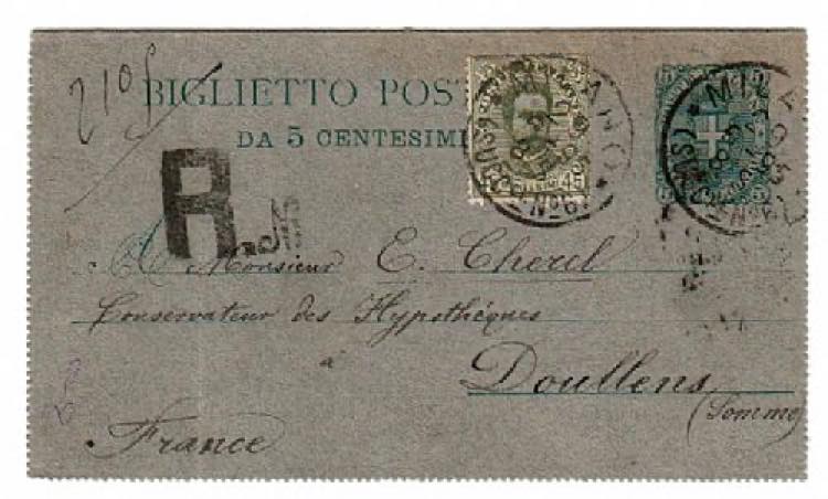 REGNO DITALIA - B 3, 5 c. Umb. - racc. da ... 