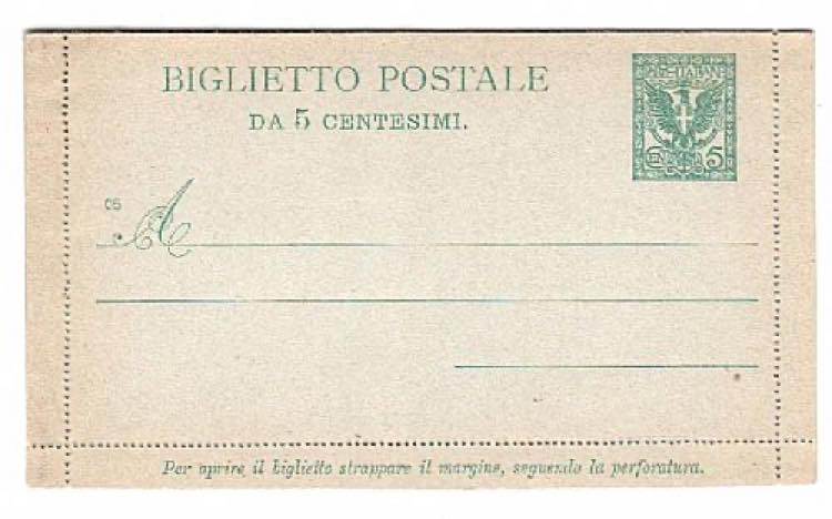 REGNO DITALIA - B 6A, 5 c. Floreale su ... 