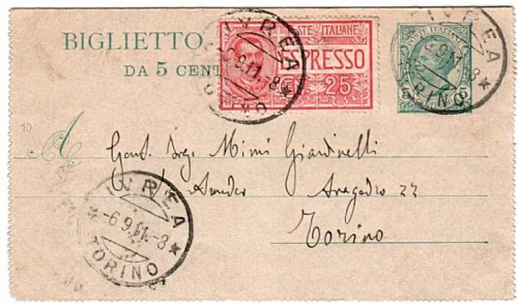 REGNO DITALIA - B 10/10, 5 c. espr. da ... 