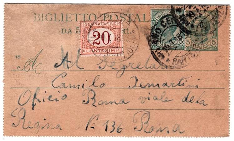REGNO DITALIA - B 10/16, 5 c. Leoni con ... 