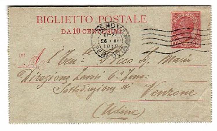 REGNO DITALIA - B 11A, 10 c. Leoni su ... 