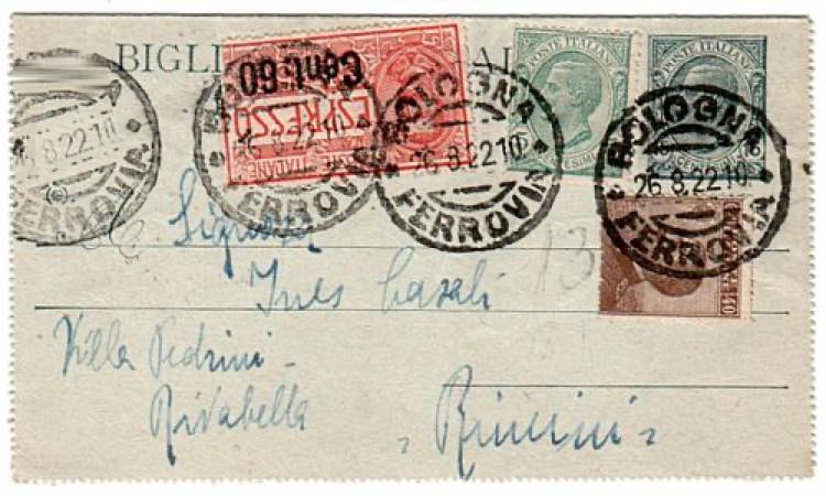 REGNO DITALIA - B 12A, 15 c. espr. da ... 