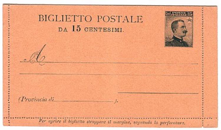 REGNO DITALIA - B 13, 15 c. Michetti. ... 