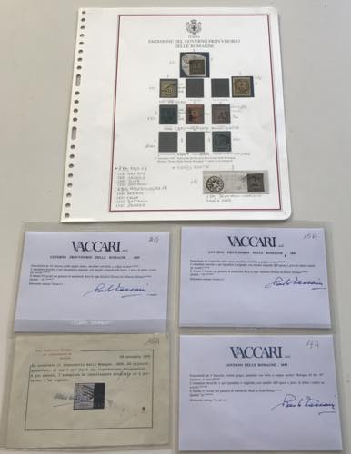 LOTTI E COLLEZIONI - Romagne - 5 francobolli ... 