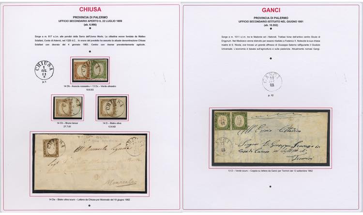 LOTTI E COLLEZIONI - Sicilia 1861-63 - ... 