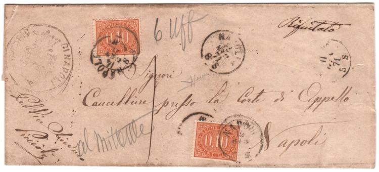 SEGNATASSE - Lettera non affrancata da ... 