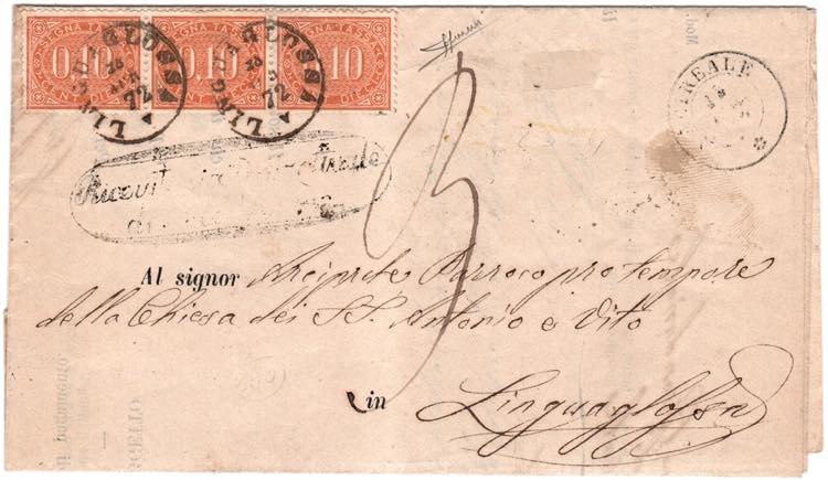 SEGNATASSE - Da Acireale 25 APR 72 a ... 