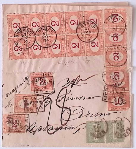 SEGNATASSE - Lettera affrancata come stampe ... 