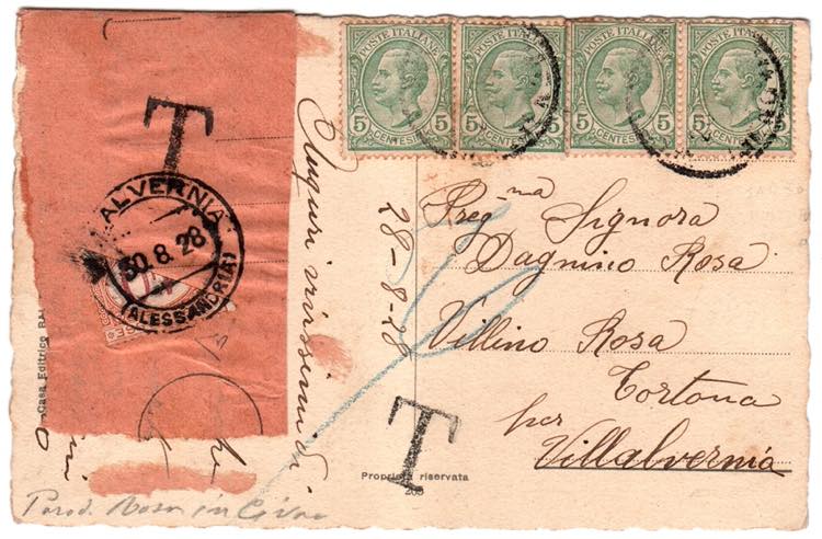 SEGNATASSE - Cartolina da Sestri Ponente, ... 