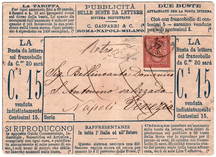 FRANCALETTERE - Busta parlante senza numero ... 