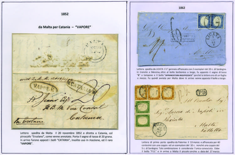 LOTTI E COLLEZIONI - Malta nei bolli in uso ... 