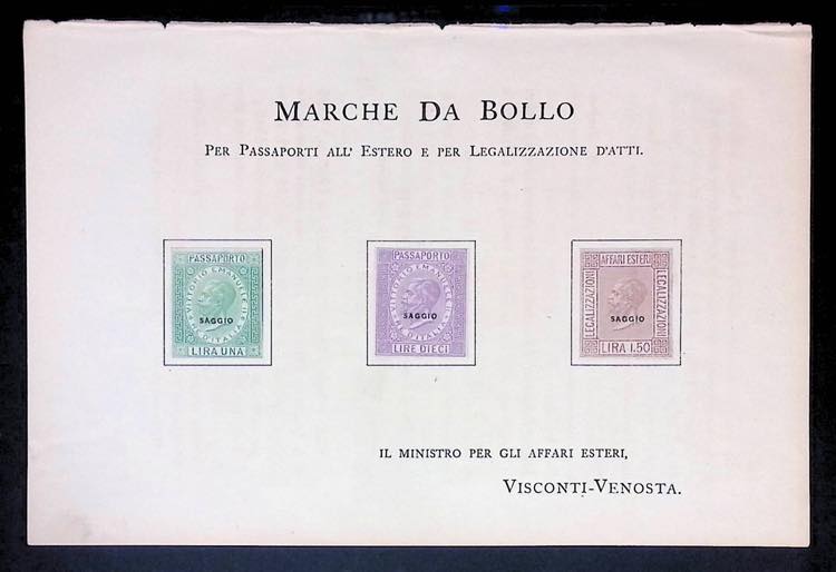 SERVIZI VARI - Regno dItalia - ... 