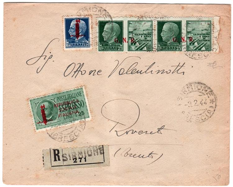 R.S.I. - Propaganda di guerra G.N.R. Brescia ... 