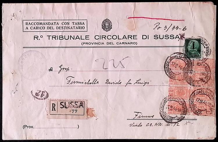 R.S.I. - Racc. tassa a carico del ... 