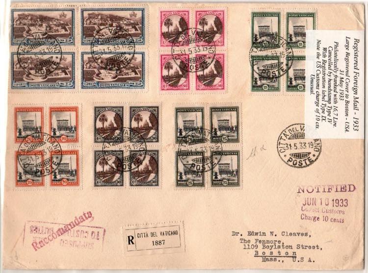 VATICANO - FDC Giardini e Medaglioni PO 12 ... 