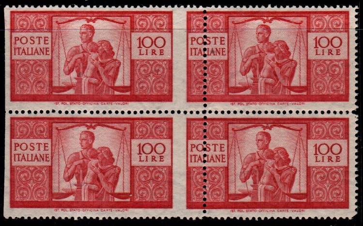 POSTA ORDINARIA - Democratica 100 l. ... 