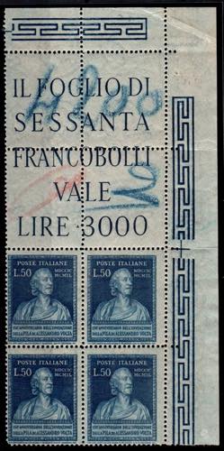 POSTA ORDINARIA - Volta 20 + 50 l. in ... 