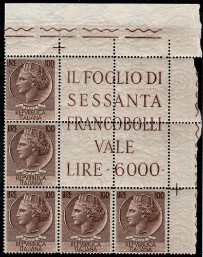 POSTA ORDINARIA - Siracusana ruota 100 l., ... 