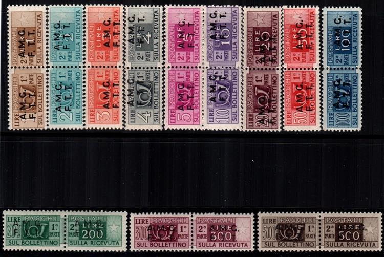 SERVIZI VARI - Pacchi p. sopr. su tre righe ... 