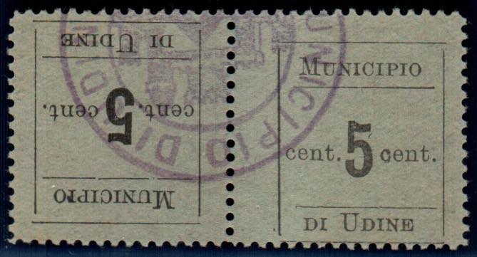 OCCUPAZIONI I GUERRA - Udine - 5 c., coppia ... 