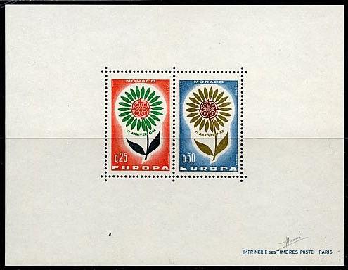 ESTERO - Monaco - Foglietto Europa 64 ... 