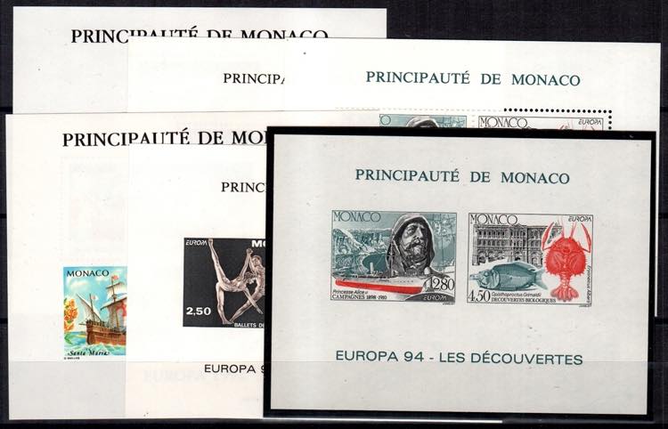 ESTERO - Monaco - Europa 1992, 1193 + 1194 - ... 