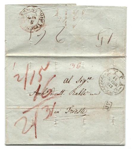 SANITA e DISINFEZIONI - Da Syra 14 OTT 1842 ... 