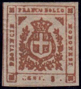 MODENA - Gov. Prov. 80 c. senza O (18b). ... 