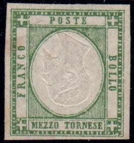 REGNO DI NAPOLI - Gov. Prov. 1/2 t. effigie ... 