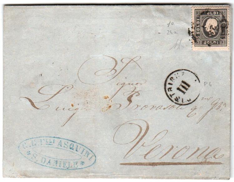 LOMBARDO VENETO - Da S. Daniele 26 GEN 59 a ... 