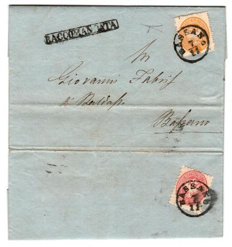 LOMBARDO VENETO - Stampato raccomandato da ... 