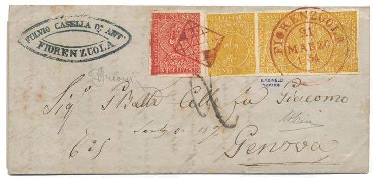 PARMA - Da Fiorenzuola 21 MAR 1854 ... 