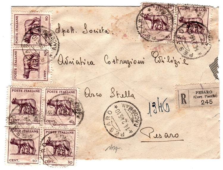 LUOGOTENENZA - Raccomandata da Pesaro ... 