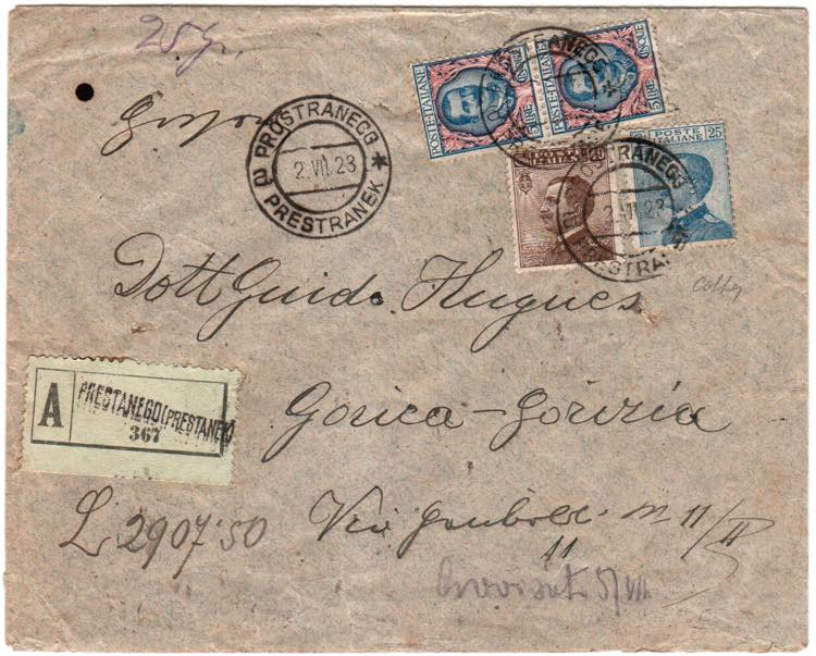 OCC. I GUERRA - TERRE REDENTE - Assicurata ... 