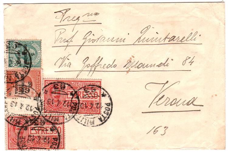 OCC. I GUERRA - TERRE REDENTE - Espr. dalla ... 