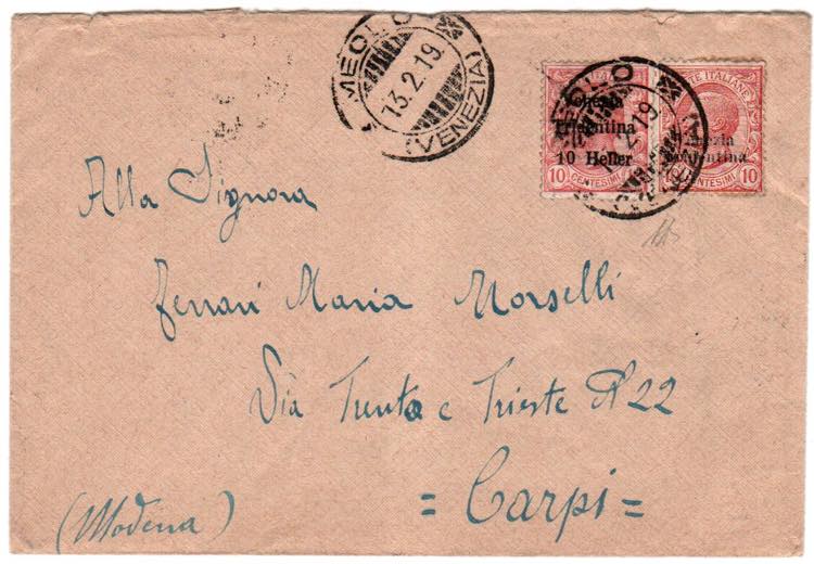 OCC. I GUERRA - TERRE REDENTE - Da Meolo ... 