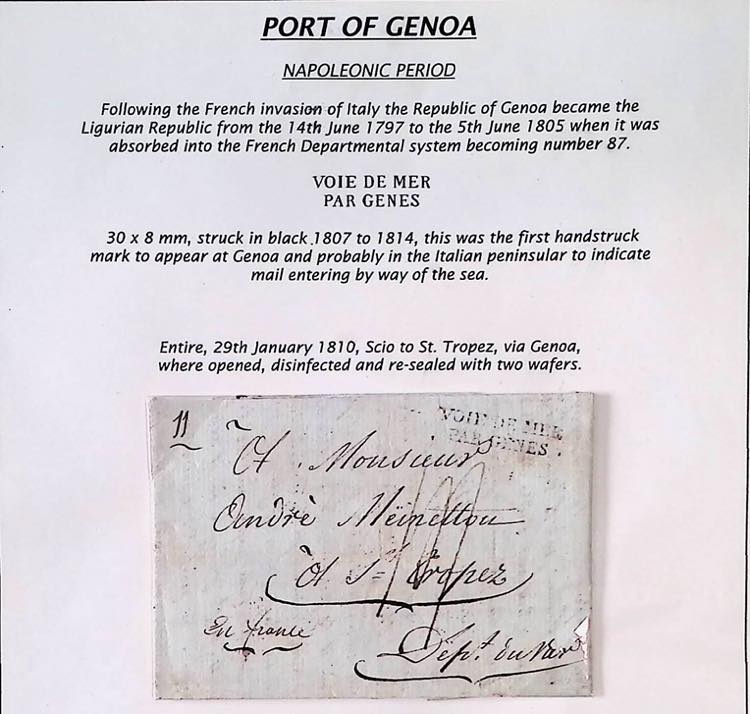 VIE DI MARE - Lettera di 2 fogli fittamente ... 