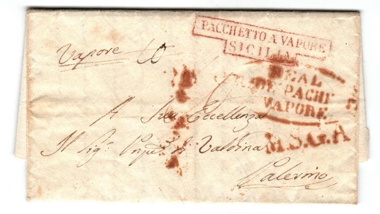 VIE DI MARE - Da Napoli 6 LUG 1839 a ... 