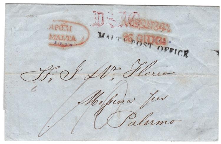 VIE DI MARE - VAPORI / MALTA - SD in ovale ... 