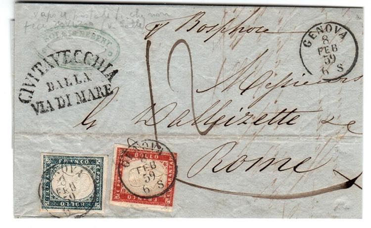 VIE DI MARE - Da Genova 8 FEB 59 con ... 