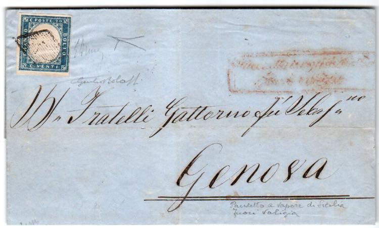 VIE DI MARE - Da Palermo 18 DIC 61 a Genova ... 