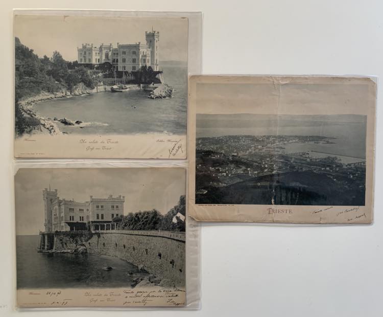 CARTOLINE ILLUSTRATE - Trieste - 3 cartoline ... 