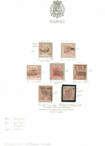 REGNO DI NAPOLI - La serie base: 1/2 gr. 1, ... 