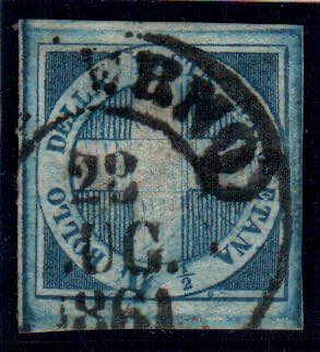 REGNO DI NAPOLI - Croce di Savoia 1/2 t. ... 