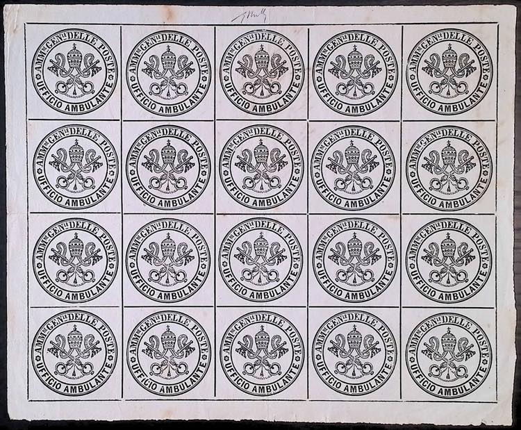 PONTIFICIO - Stato Pontificio - foglio di ... 