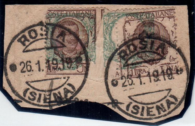 VITTORIO EMANUELE III - Floreale - coppia 1 ... 